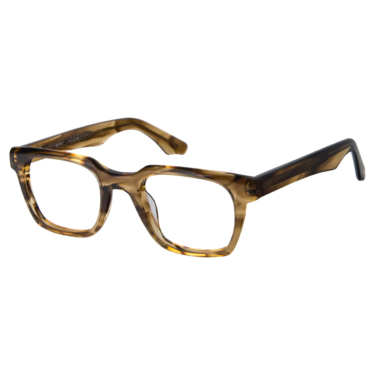 Rectangle Wood Eyeglasses