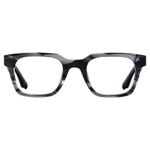Rectangle Black/Gray Eyeglasses