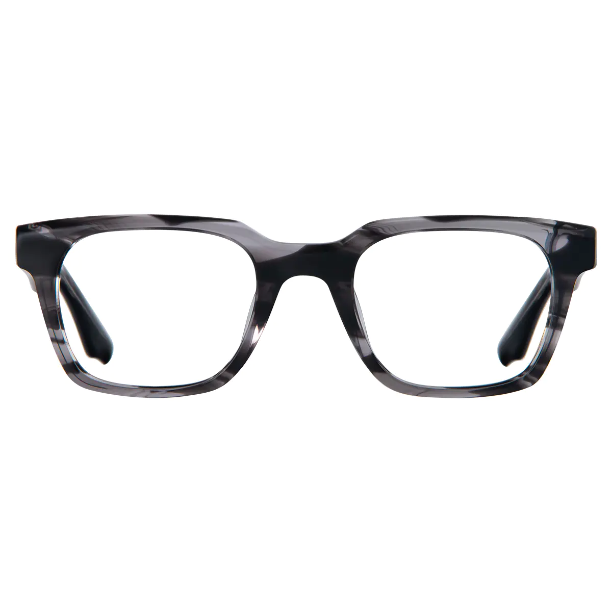 Rectangle Black/Gray Eyeglasses