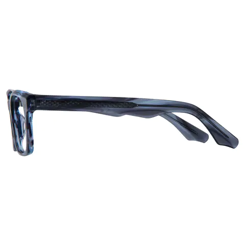 Rectangle Black/Blue Eyeglasses