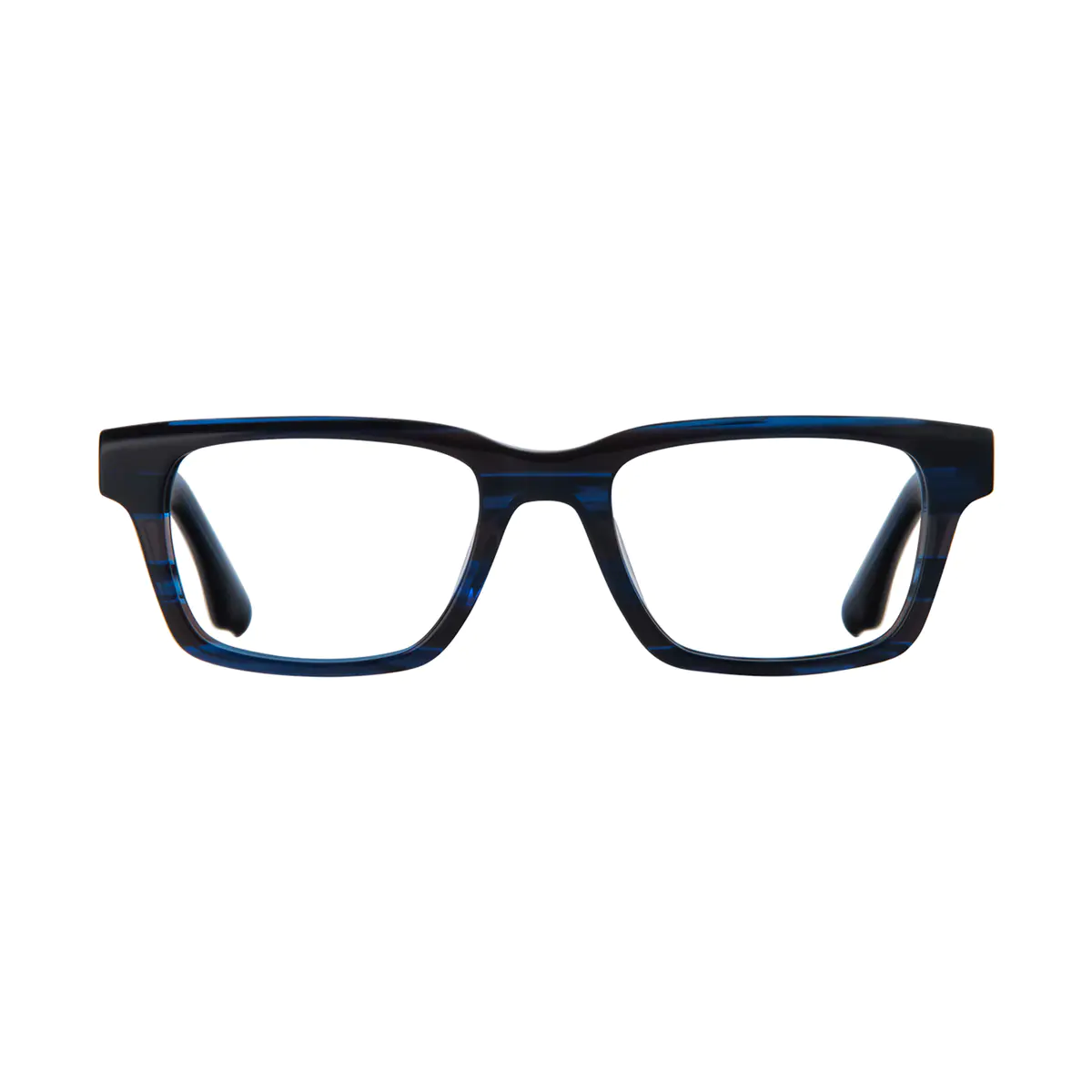 Rectangle Black/Blue Eyeglasses