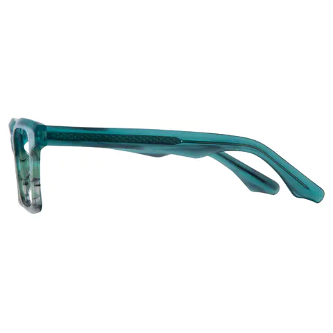 Square Green Eyeglasses