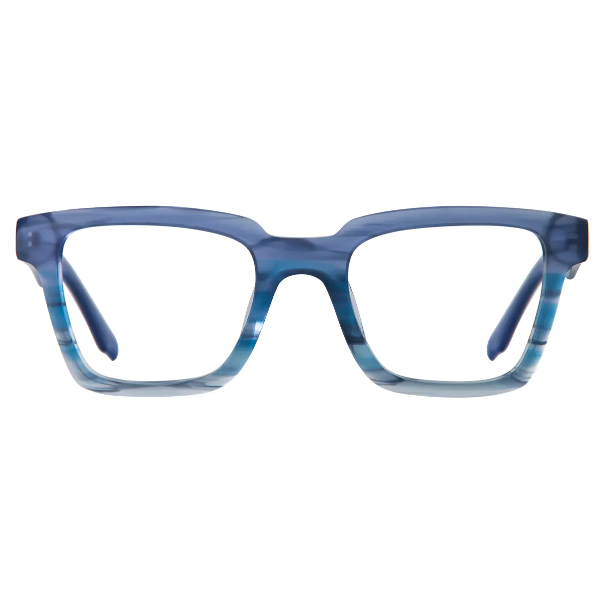 Square Blue Eyeglasses