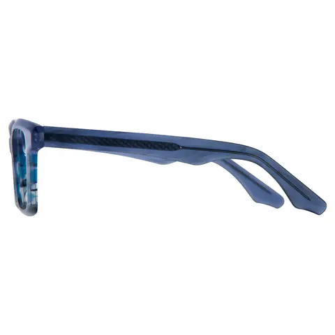 Square Blue Eyeglasses