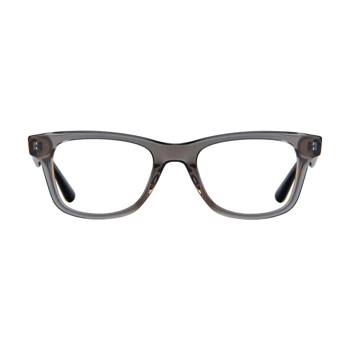 Rectangle Grey Eyeglasses