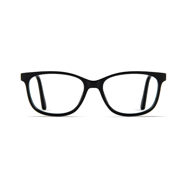 Square Black Eyeglasses