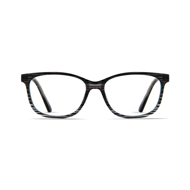Square Black/Gray Glasses