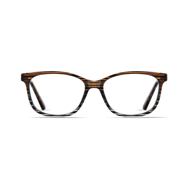 Square Brown/Black Eyeglasses