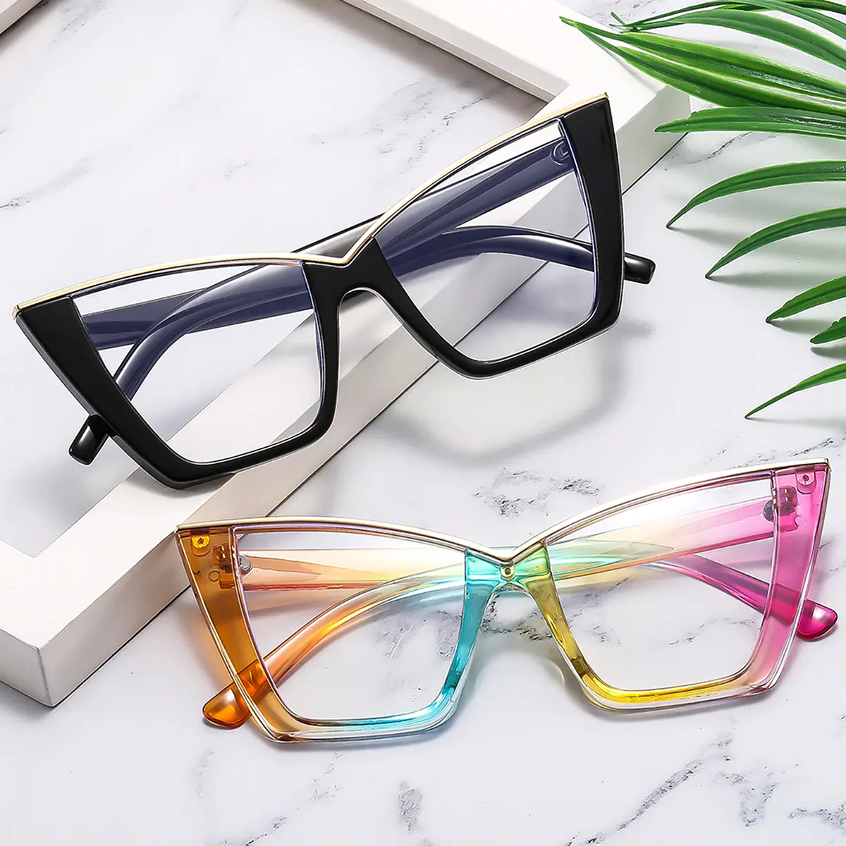 Cat-eye Black Eyeglasses