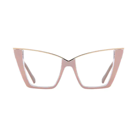 Cat-eye Brown Eyeglasses