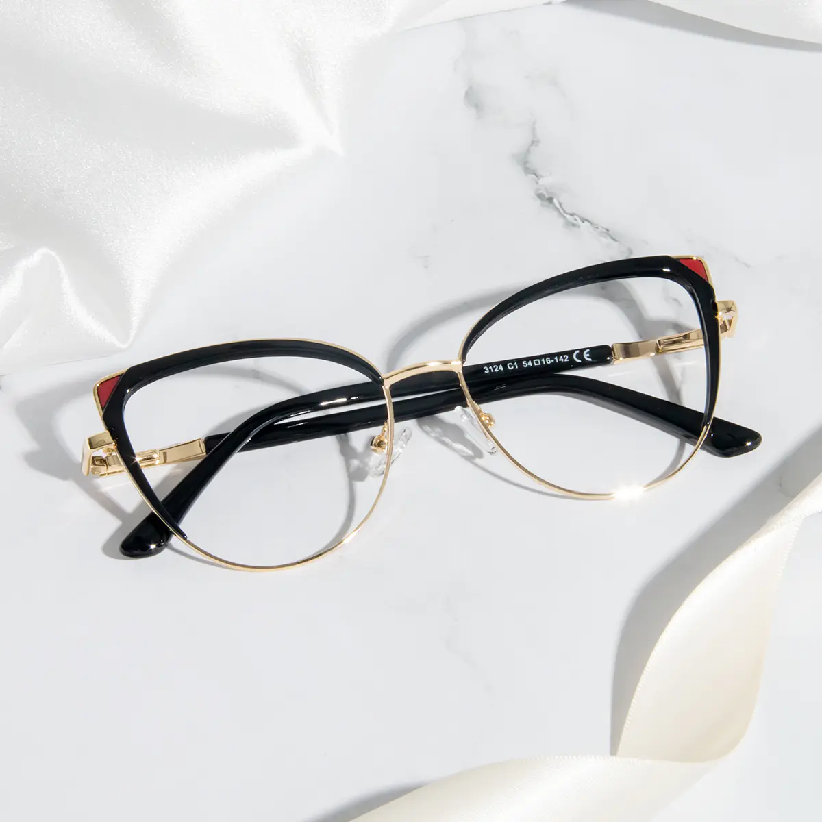 Cat-eye Black Eyeglasses
