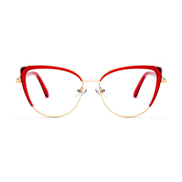 Cat-eye Red Eyeglasses