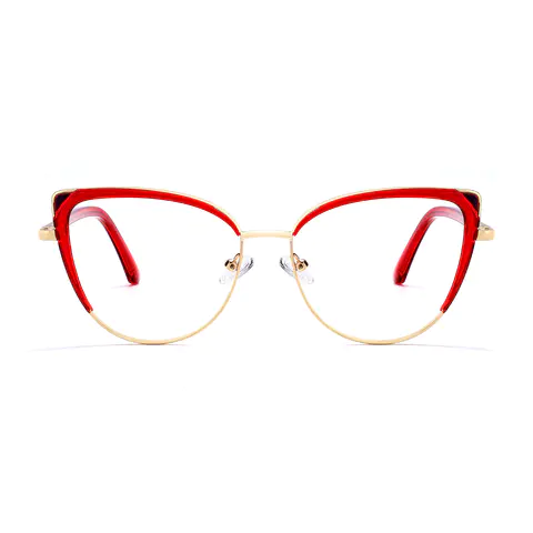 Cat-eye Red Eyeglasses