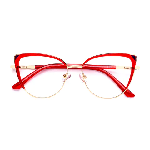 Cat-eye Red Eyeglasses