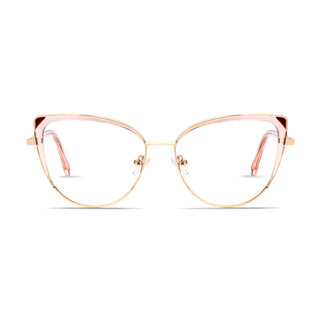 Cat-eye Pale Pink Eyeglasses