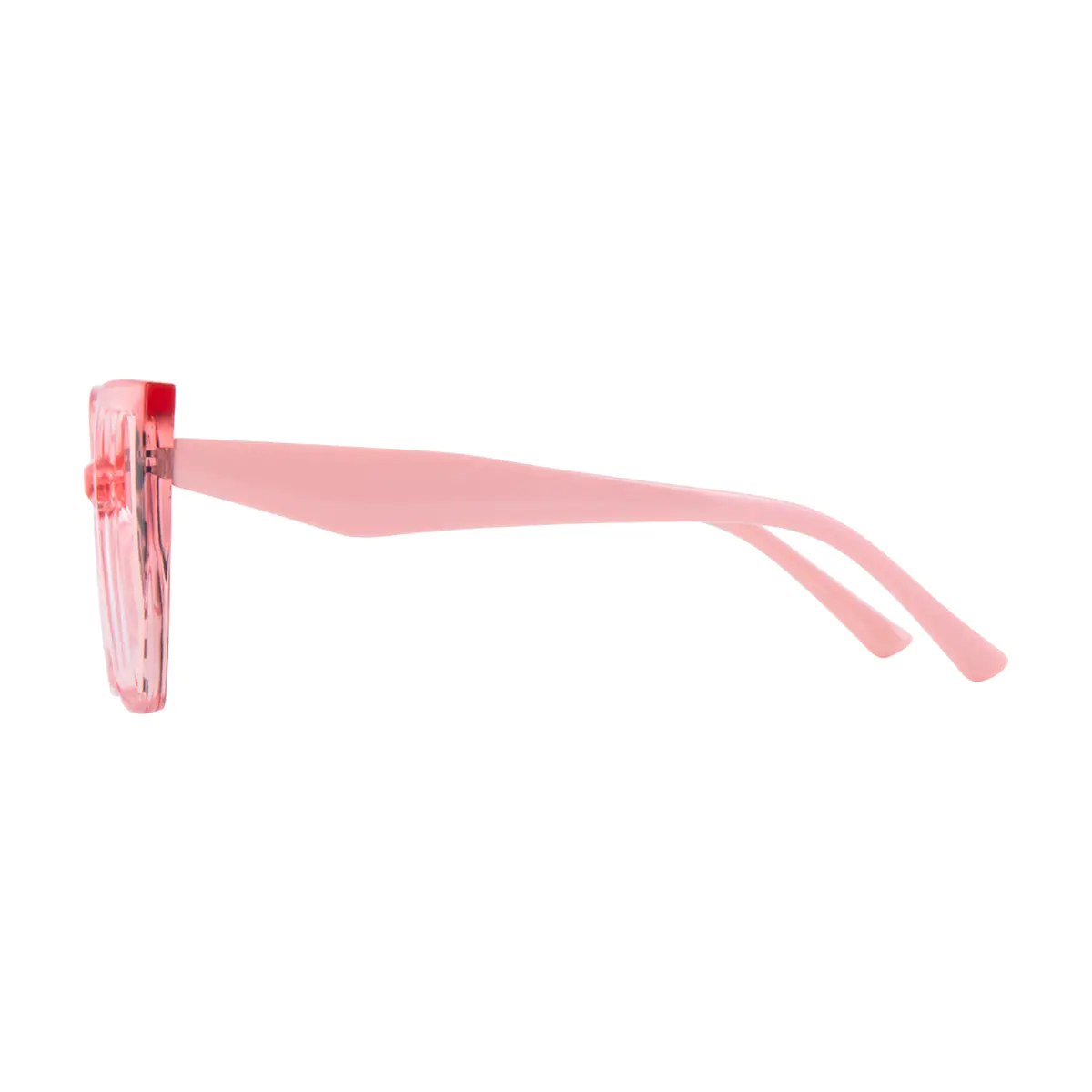 Geometric Pink/Tortoiseshell Eyeglasses