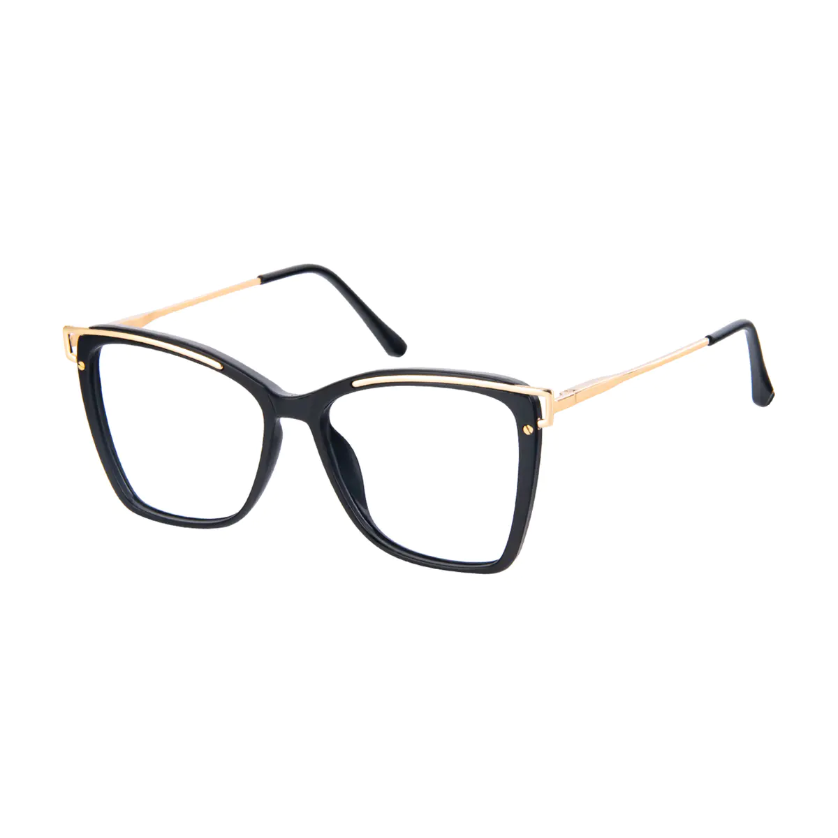 Square Black Eyeglasses