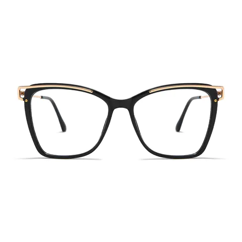 Square Black Eyeglasses