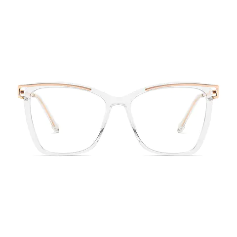 Square Clear Eyeglasses