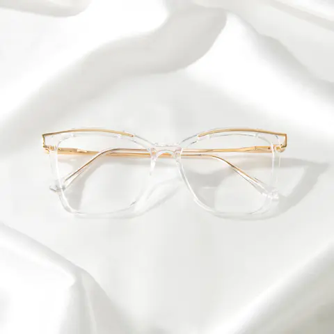 Square Clear Eyeglasses