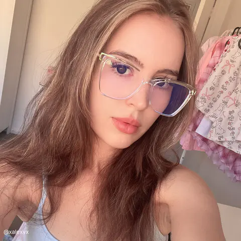 Square Clear Eyeglasses