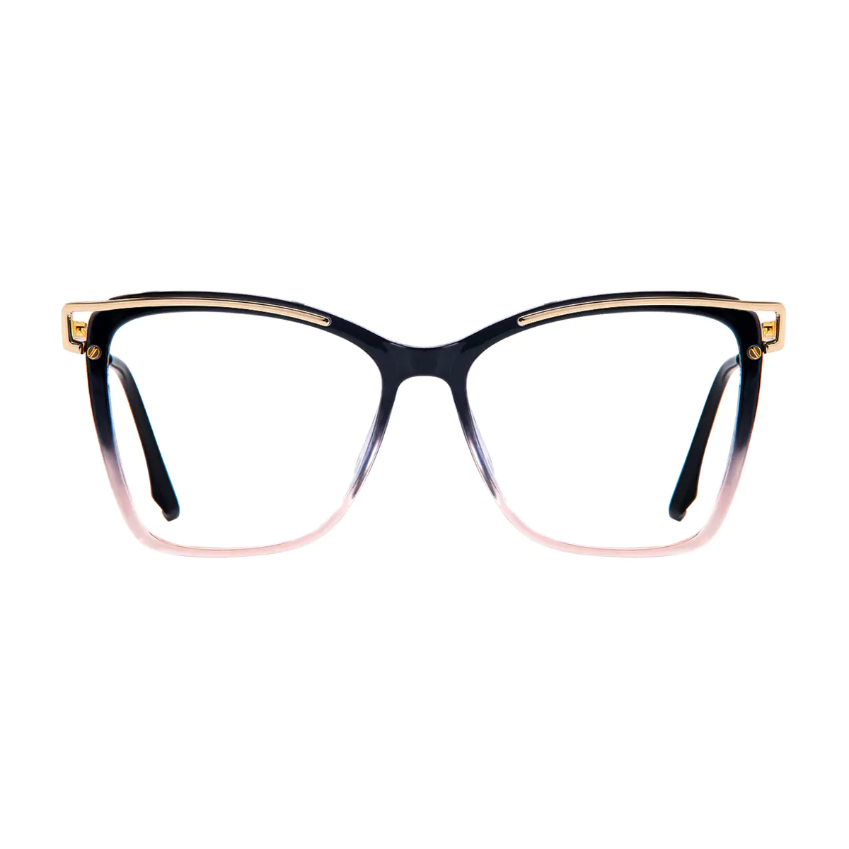 Square Gradient Black Eyeglasses
