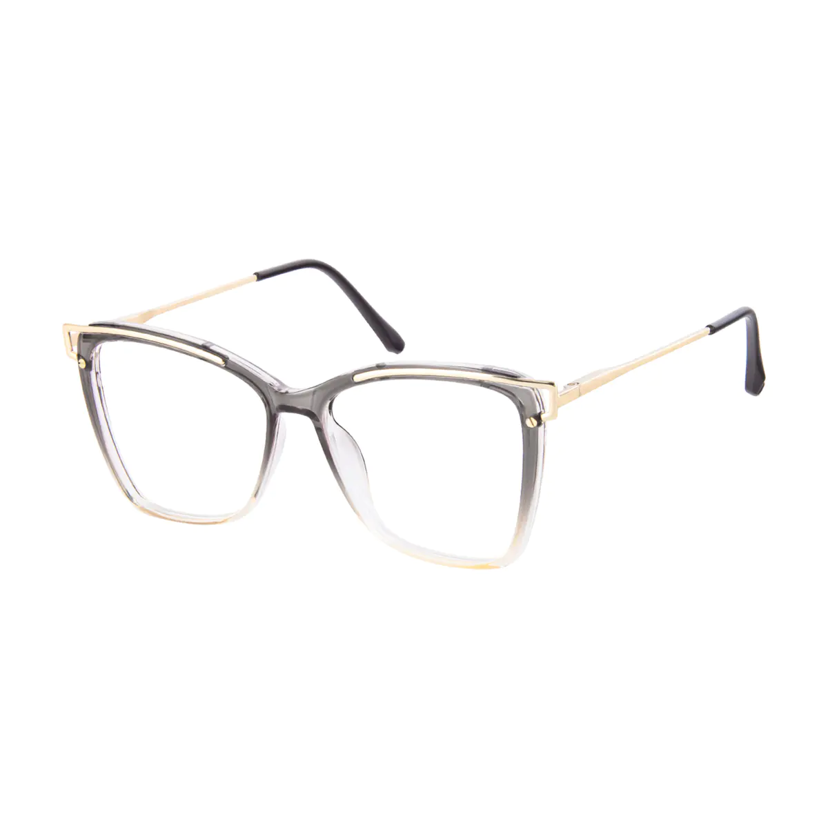 Square Gradient Gray Eyeglasses