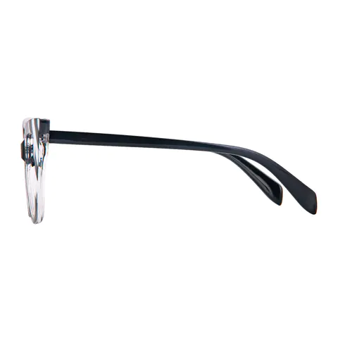 Cat-eye Black/White Eyeglasses