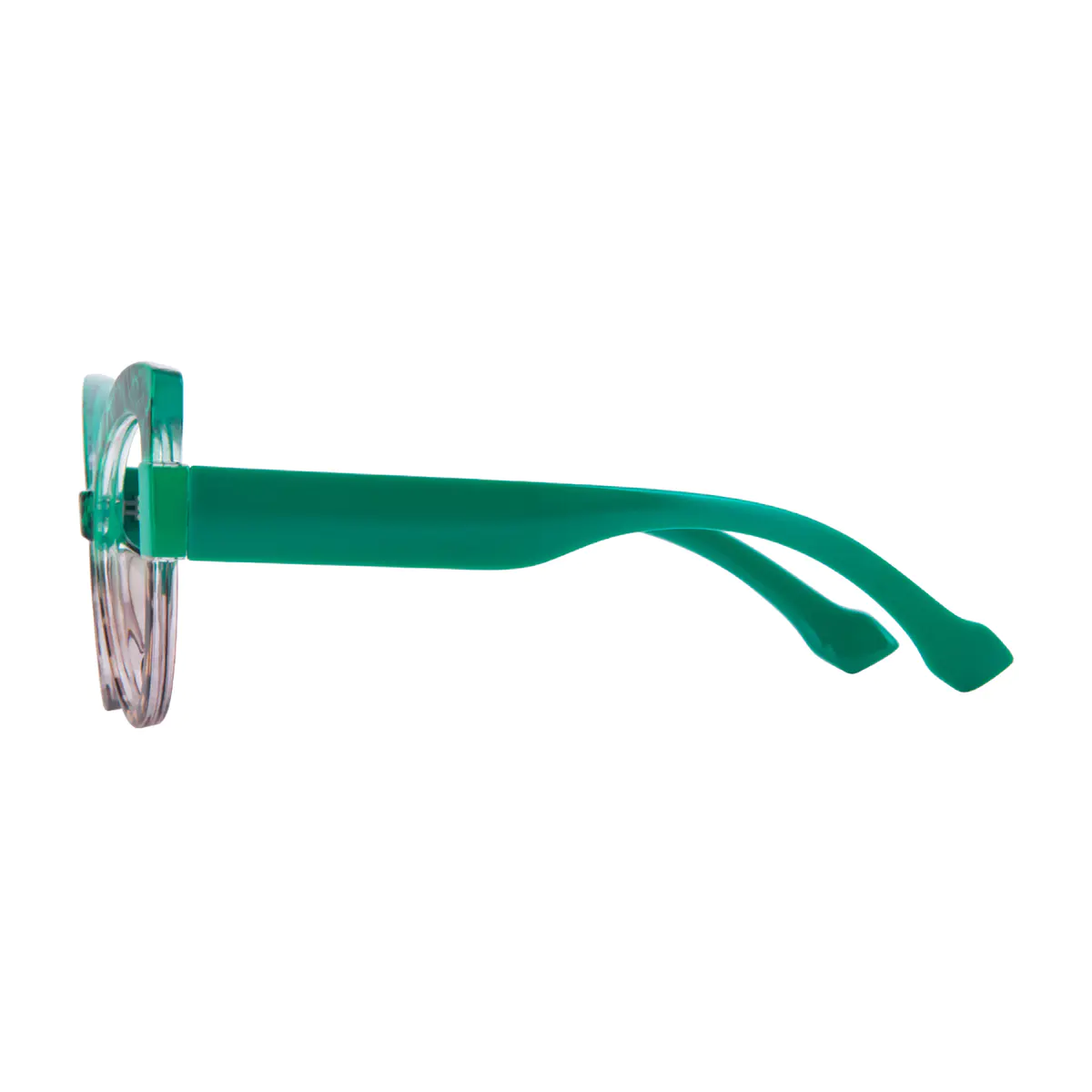 Cat-eye Green/Tortoiseshell Eyeglasses