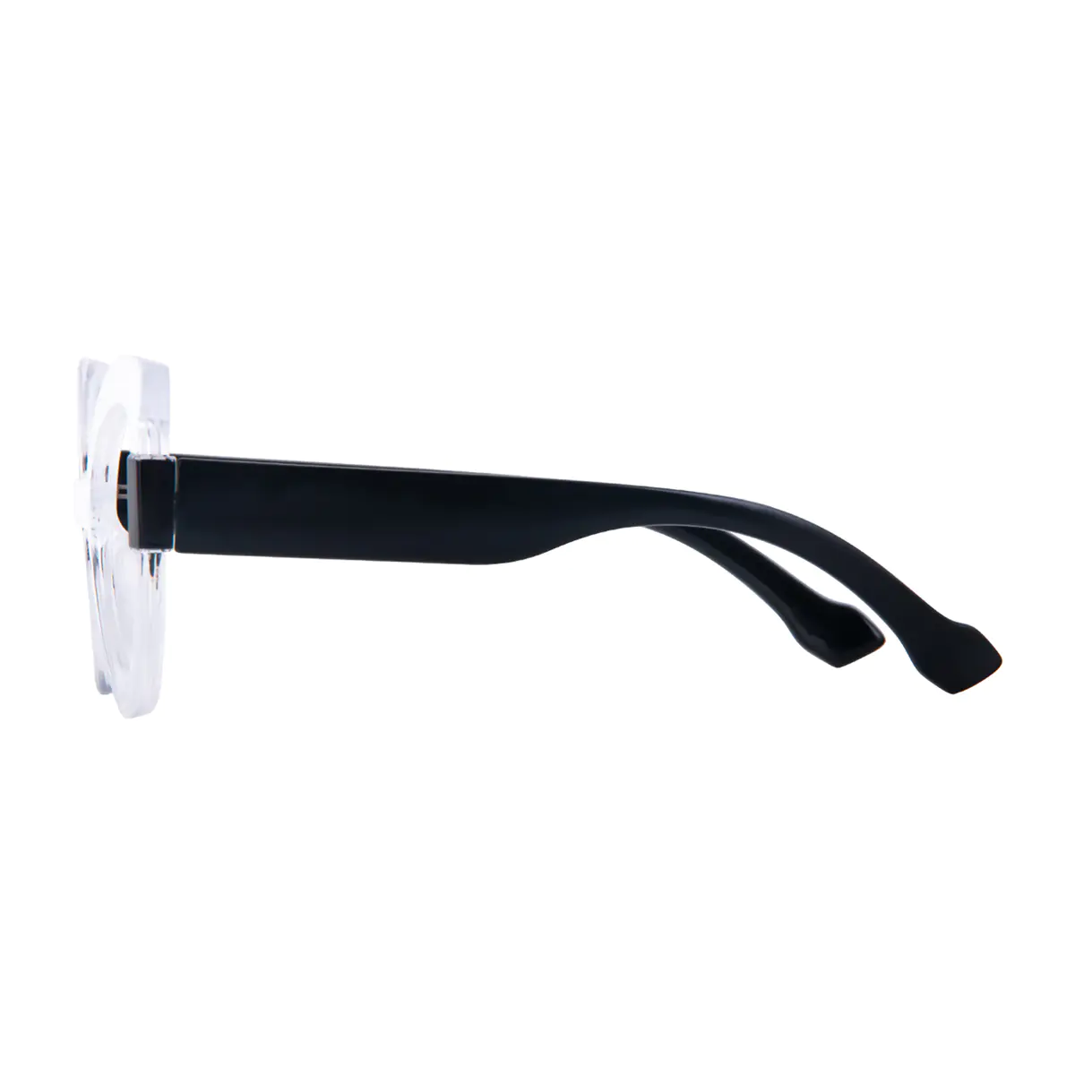 Cat-eye White Eyeglasses