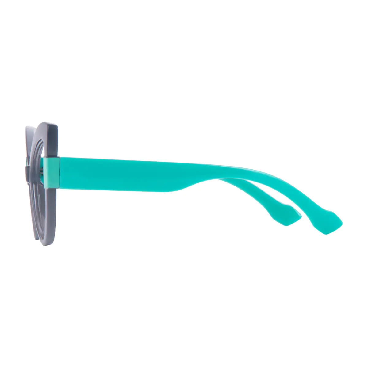Cat-eye Dark Gray Eyeglasses