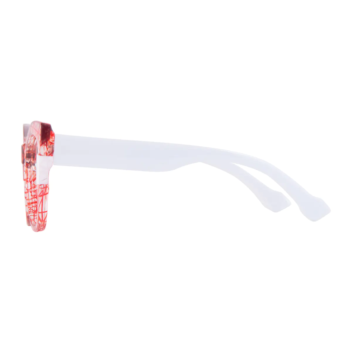 Cat-eye Red Eyeglasses