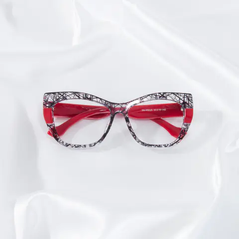Cat-eye White Tortoiseshell Eyeglasses