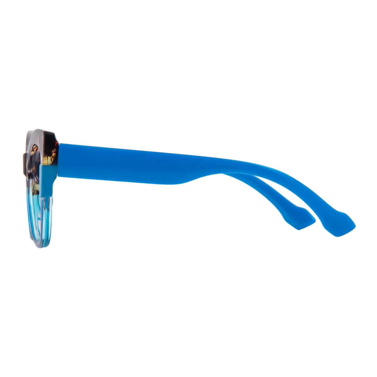 Cat-eye Tortoiseshell/Blue Eyeglasses