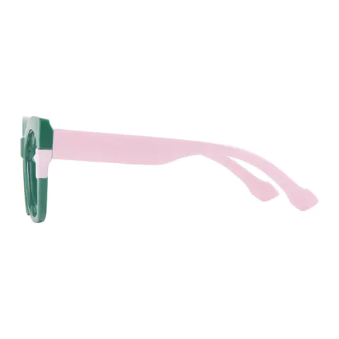 Cat-eye Green Eyeglasses