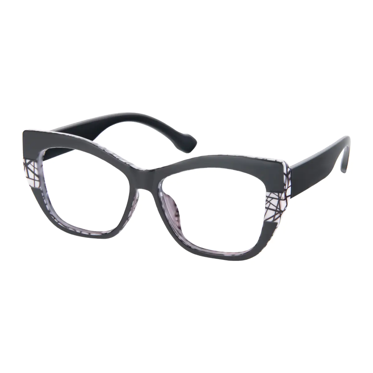 Cat-eye Black Eyeglasses