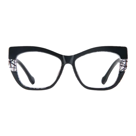 Cat-eye Black Eyeglasses