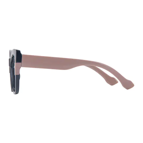 Cat-eye Navy Blue Eyeglasses