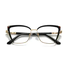 Square Black/Gold Eyeglasses