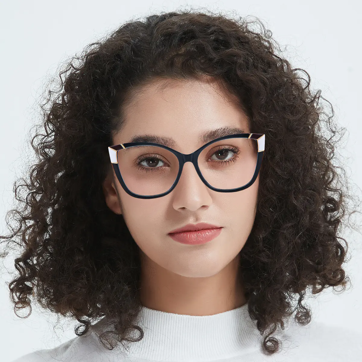 Cat-eye Black Eyeglasses