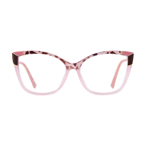 Cat-eye Tortoiseshell/Pink Eyeglasses