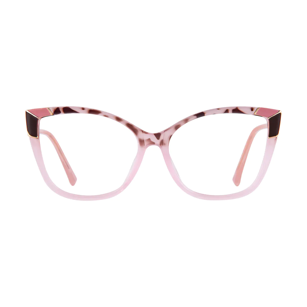 Cat-eye Tortoiseshell/Pink Eyeglasses