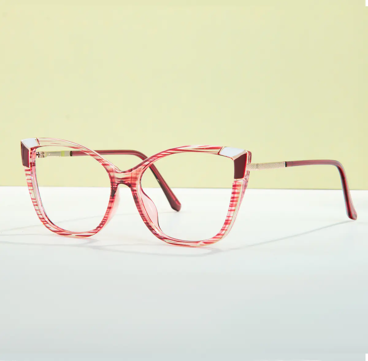 Cat-eye Pink Eyeglasses