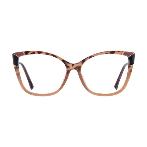 Cat-eye Tortoiseshell/Brown Eyeglasses