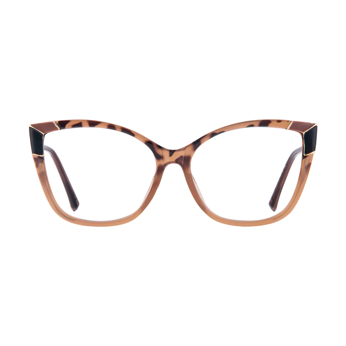 Cat-eye Tortoiseshell/Brown Eyeglasses