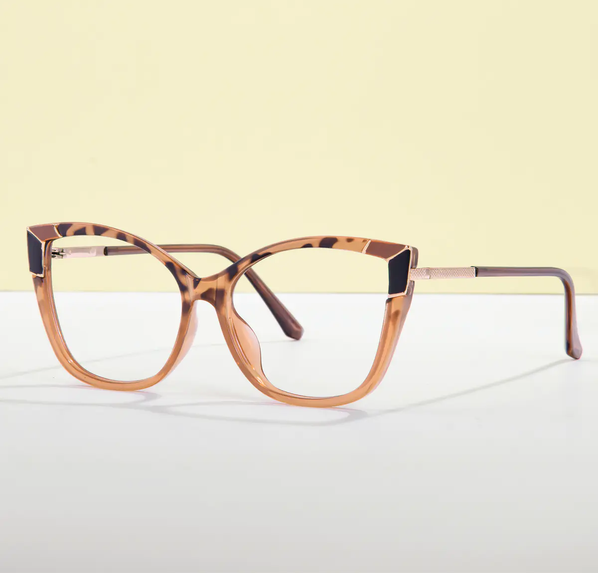 Cat-eye Tortoiseshell/Brown Eyeglasses
