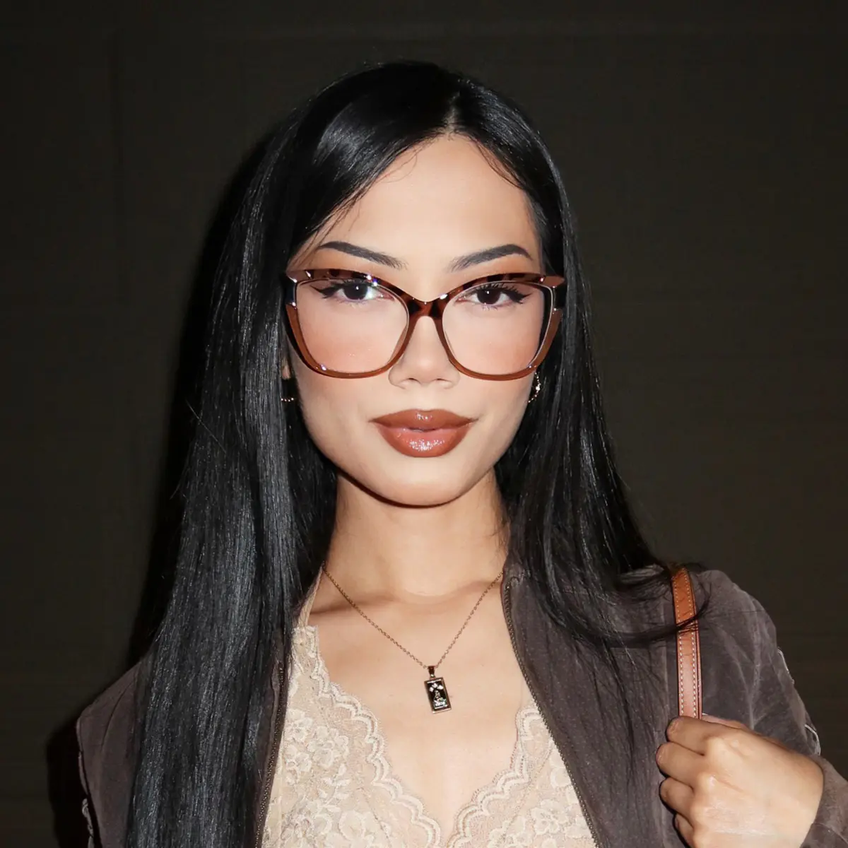 Cat-eye Tortoiseshell/Brown Eyeglasses