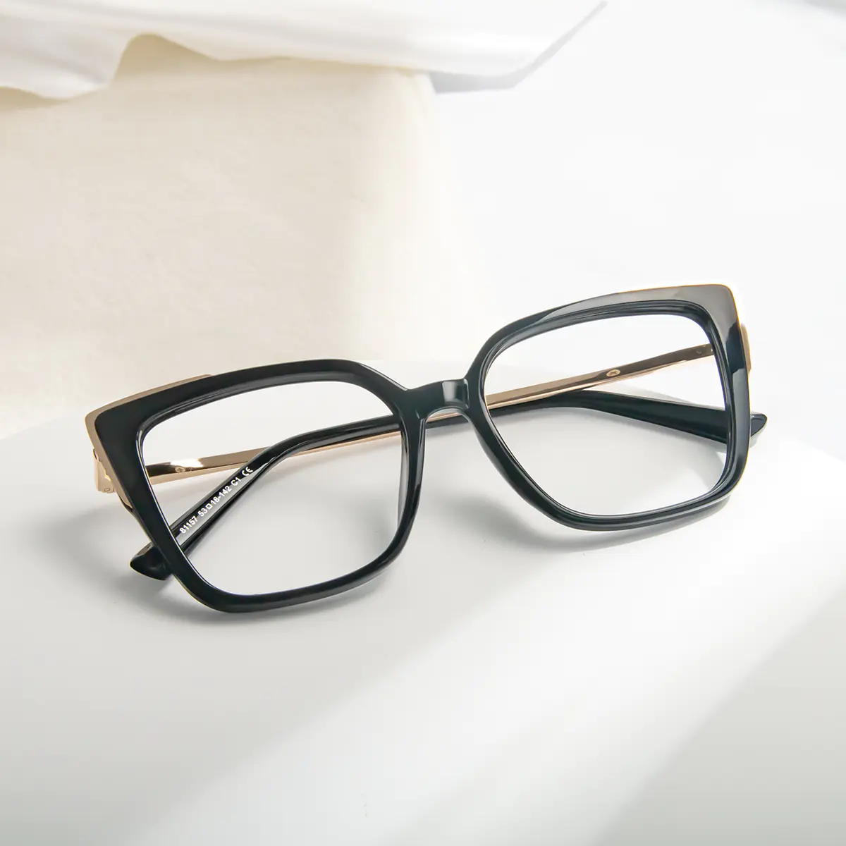 Square Black Reading Glasses