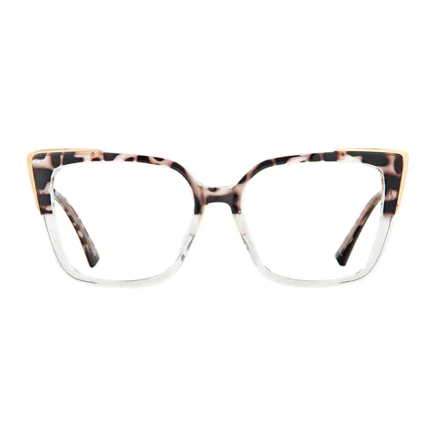 Square Tortoiseshell/Clear Reading Glasses