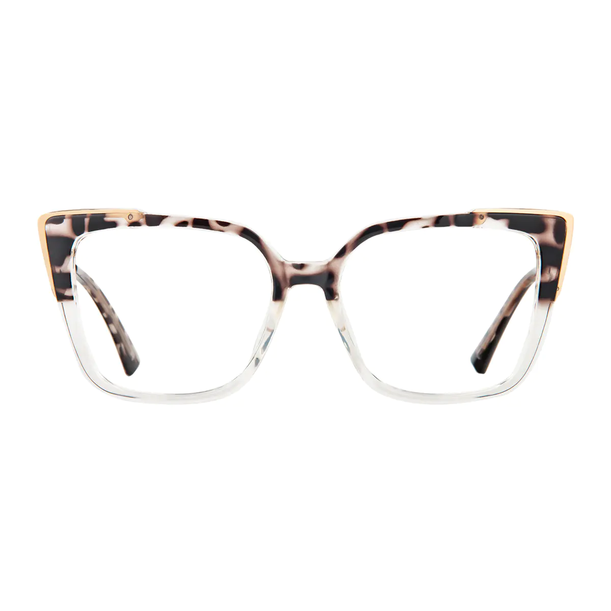 Square Tortoiseshell/Clear Reading Glasses